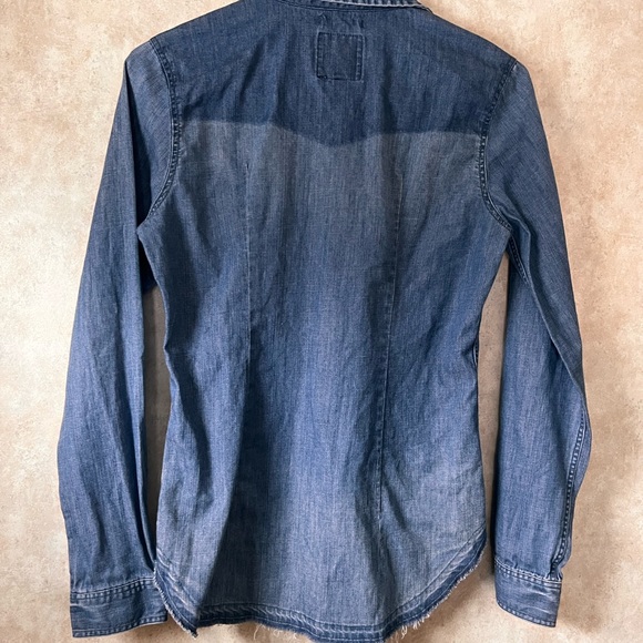 American Eagle Jean Button Down Shirt - Picture 6 of 6